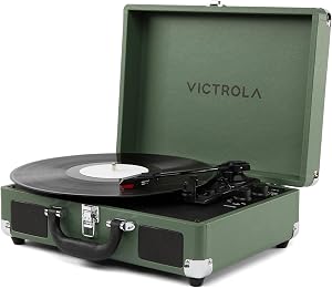 Victrola Journey II (2025 Model) – Bluetooth Suitcase Record Player – Built-in Stereo Spea