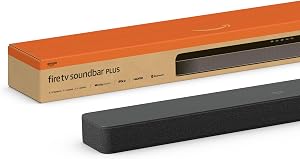 Amazon Fire TV Soundbar Plus (newest model) with built-in subwoofer, 3.1 channel, Dolby At
