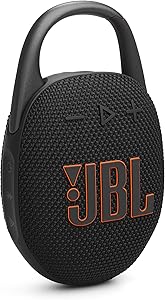 JBL Clip 5 - Ultra-Portable, Waterproof & Dustproof Bluetooth Speaker, Big JBL Pro Sou
