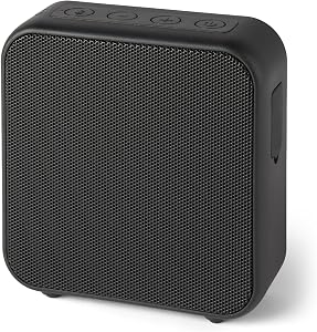 Amazon Basics Bluetooth Speaker Wireless, IPX5 Waterproof, 6 Hour Playtime, Compact Size f